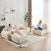 Compressed Sofa, Large Sectional Couches For Living Room - Beige - Image 11