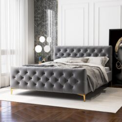 Bailey - Queen Bed - Dark Gray