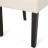 Classy Dining Chair (Set of 2) With Upholstered Seating - Beige - Image 12