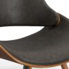 Malden - Bentwood Dining Chair With Wood Back - Distressed Brown - Image 8