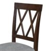 3 Piece Kitchen Dining Set With Drop Leaf Dining Table And 2 Dining Upholstered Chairs, Dining Room Set For Small Places - Brown - Image 17