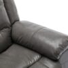 2 Seater Home Theater Recliner Manual Recliner Chair With A Storage Box And Two Cup Holders For Living Room - Gray - Image 23