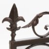 Darcie - Wrought Iron Fireplace Screen Ornate Design - Golden Black - Image 5