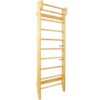 Gymnastics Stall Bar Multi Use Swedish Ladder For Home Gym And Physical Therapy - Natural - Image 5