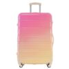 Hardshell Luggage Sets 3 Piece Gradient Color Expandable Suitcase With Spinner Wheels And Tsa Lock Lightweight 20" 24" 28" Available - Pink / Yellow - Image 4