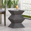 Outdoor Lightweight, Concrete Side Table - Copper - Image 6