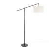 Casper - Contemporary Floor Lamp - Oil Bronze / Natural - Image 3