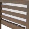Outdoor Club Chair, Acacia Wood Patio Chair With Fabric Cushion For Backyard, Garden Or Porch - Gray / White - Image 12