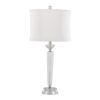 Diamond - Torch Contemporary Crystal Table Lamp (Set of 2) - Clear / Off White / Polished Nickel - Image 2