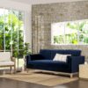 Knox - Modern Farmhouse Sofa - Dark Navy Blue - Image 9