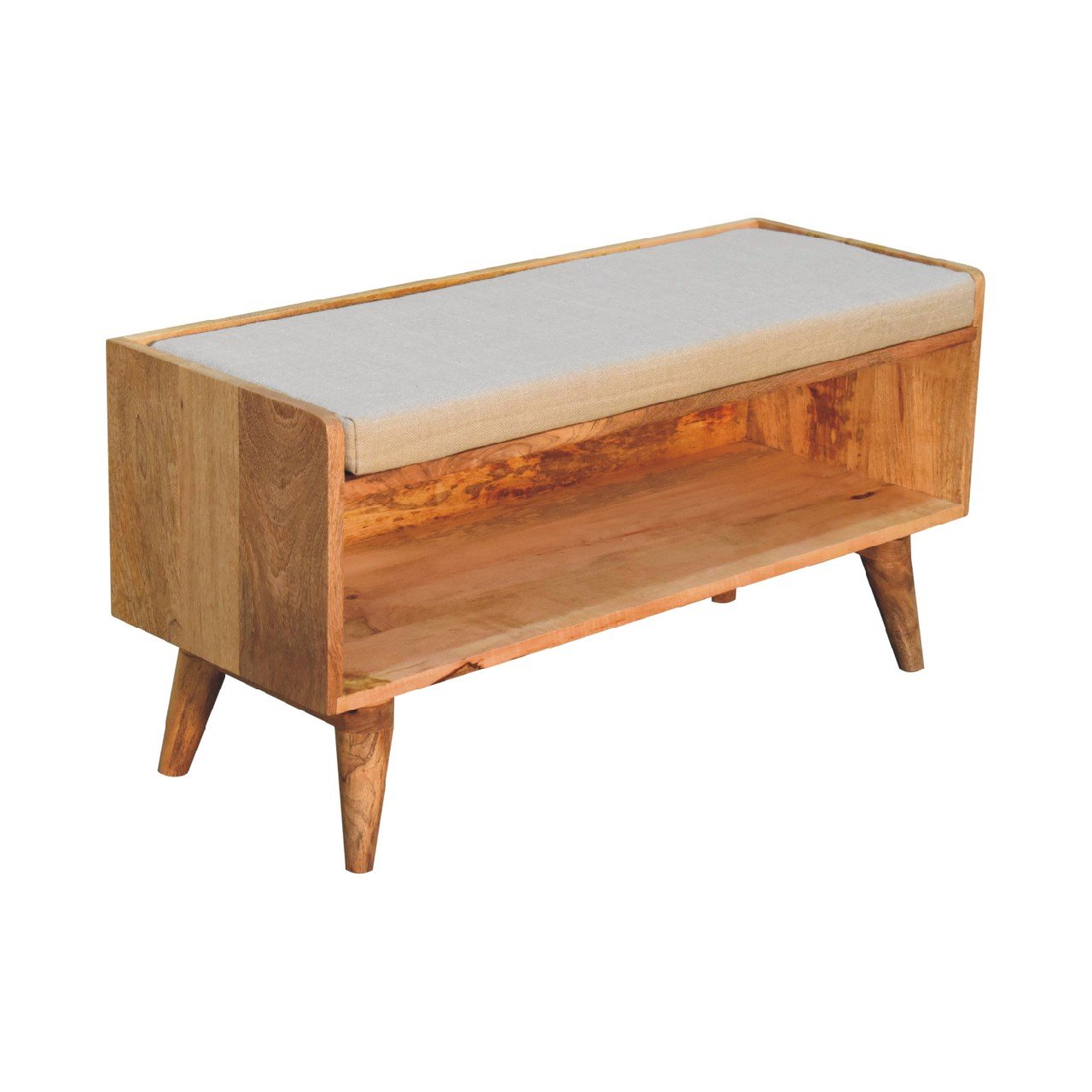 Nordic Style Storage Bench - Oak - Image 15