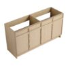 Modern Freestanding Bathroom Vanity With Soft Close Cabinet Doors - Oak - Image 8