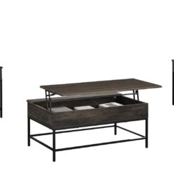 Cliff - 3 Piece Lift Top Coffee And End Table (Set of 2) - Brown