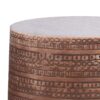Johnsen - Large Metal Accent Table - Antique Copper - Image 2