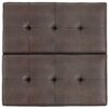 Dover - Lift Top Coffee Table Storage Ottoman - Distressed Brown - Image 3