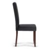 Acadian - Parson Dining Chair (Set of 2) - Distressed Black - Image 2