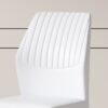 Luxury Simple Chair (Set of 4) - White / Black - Image 8