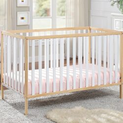 Deux - Remi 3 In 1 Convertible Island Crib - Natural / White