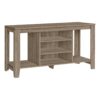 TV Stand, Console, Media Entertainment Center, Storage Shelves - Taupe - Image 2