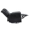 360° swivel And Rocking Home Theater Recliner Manual Recliner Chair With Wide Armrest For Living Room - Black - Image 18