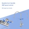 Design Lead Free Drinking Water Faucet - Brushed Nickel - Image 6