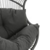 Palos - Outdoor Wicker Glider Chair - Dark Gray - Image 9