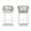 Maiden - Patio Counter Stool Axroma Olefin (Set of 2) - Beige - Image 12