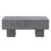 Modern Simple Texture Coffee Table With Spacious Top And Sturdy Legs - Gray - Image 12