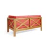Brava - X Back Right Corner Bench - Red - Image 4