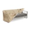 Shiled - Patio Outdoor 3 Seater Sofa Cover Fabric Weather Resistant - Beige - Image 7