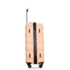 Expandable 3 Piece Luggage Sets Pc Lightweight & Durable Suitcase With Two Hooks, Spinner Wheels, Tsa Lock, (21/25/29) - Peach - Image 14