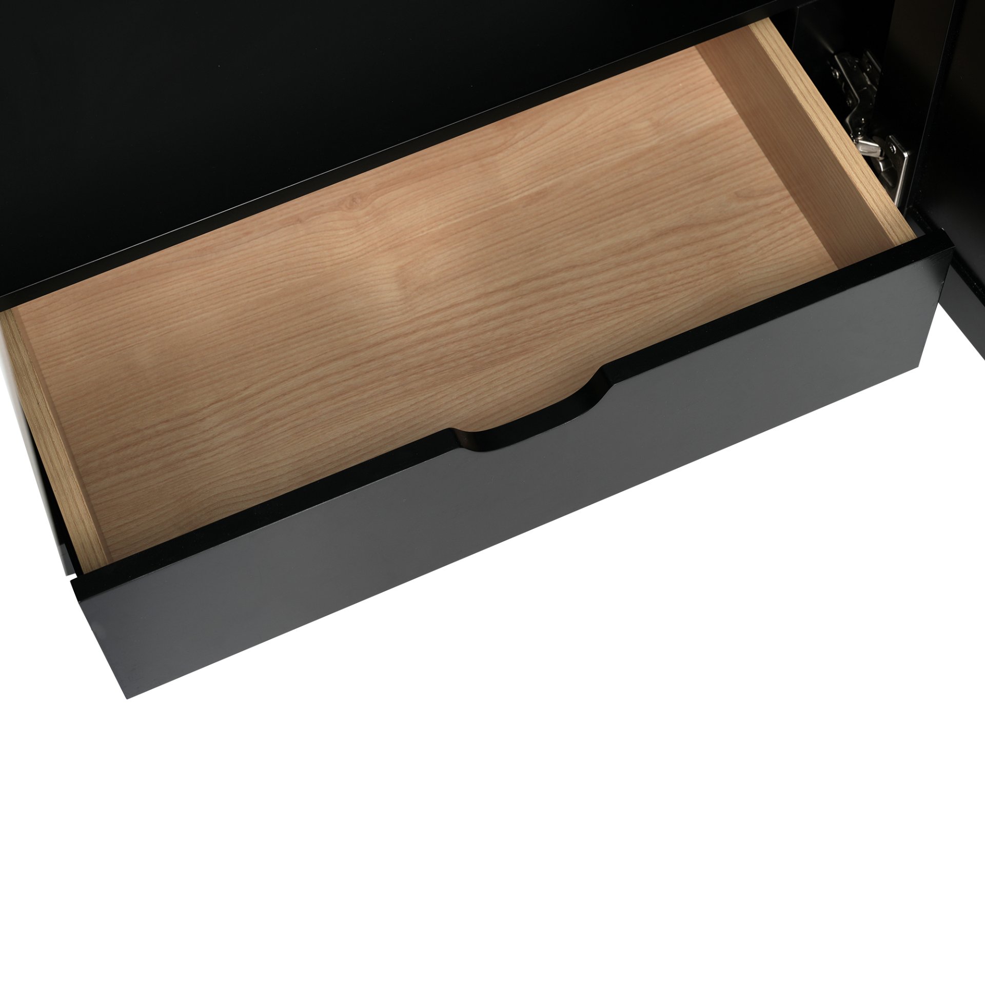 Bathroom Vanity With Sink And Ample Storage, Rectangular Undermount Sink - Black - Image 21