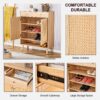 Multi Functional Modern Minimalist Shoe Cabinet Seamlessly Fits Into Nordic, Japanese, And Industrial Style Interiors - Natural Wood - Image 10