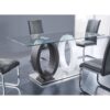 Royce - Dining Table Ecom - White / Gray - Image 6