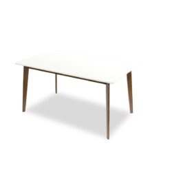 Carlos - Solid Wood Table - White