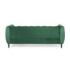 Miranda - Velvet 3 Seater Sofa With Channel Stitching - Emerald - Image 7