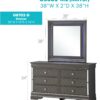 Verona - Dresser - Metalic Black - Image 7