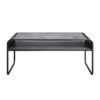 Raziela - Concrete Coffee Table - Black / Gray - Image 2