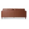 Comfy 3 Seat Sofa With Wooden Legs, For Living Room And Study - Light Brown - Image 6