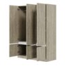 6 Doors Wardrobe Storage For Bedroom - Nature - Image 5