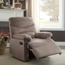 Arcadia - Woven Motion Recliner - Light Brown
