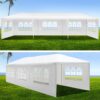 10X30' Outdoor Garden Gazebo Wedding Party Tent Canopy Marquee With 8 Removable Sidewalls - White - Image 6