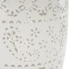 Ruby - Boho Mosaic Side Table With Ceramic Tile Top And Iron Frame - White - Image 9