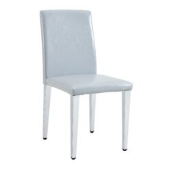 Exquisite & Versatile Dining Chairs (Set of 4) Comfortable & Stylish Seating With Metal Legs - Light Gray