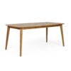 Outdoor Dining Table With Frame - Teak - Image 4