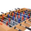 Hurricane - Foosball Table For Family Game Rooms With Light Cherry Analog Scoring Free Accessories - Brown - Image 7