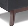Owen - Small Rectangular Storage Ottoman - Distressed Black - Image 4