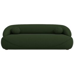 Andrew - Boucle Sofa - Dark Green