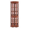Corner Curio Cabinet With 5 Shelves And Lighting System (E26 Light Bulb Not Included) - Walnut - Image 7