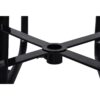 Outdoor Steel Picnic Square Table With Umbrella Pole - Blue - Image 7